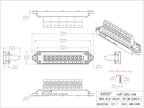 30Amp 300V 1x10 Position Terminal Block Distribution Module. OONO D-1661GP
