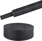 Sonoreboom 2 in 1 Heat Shrink Braided Sleeving Fabric Tubing-Ideal fit Irregular Shape Hose/Cable/Wire (45FT, 1-1/8"(29mm))