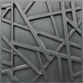 LEVOWAY 33 Pack 3D Wall Panels for Interior Wall Decor, 12''x12'' Brushed Silver Accent Textured Wall Panels, Wall Covering Panles for Living Room, Gaming Room, TV Background, Cover 32 Sq.Ft