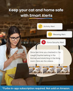 Furbo [New Mini 360° Camera + Mini Cam [New Subscription Required at Setup] (2-Camera Bundle Nanny Pro Subscription): Pet Safety Alerts, Dog & Cat Cameras with Speaker, Phone App & Night Vision