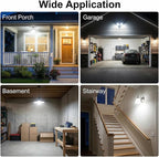 TSEXES Motion Sensor Light Bulbs, 12W (100Watt Equivalent), Motion Activated Dusk to Dawn Security LED Bulb, 3000K Soft White for Outdoor & Indoor,Porch, Stairs, Hallway, 4-Pack