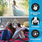 Pyle 72 Inch Outdoor Projector Screen with Stand-Portable Fold Out Roll Up Screen with Tripod Stand,White Matte Fabric 4:3 Aspect Ratio 4K HD Quality Black Masking Border,Ideal for Home and Office Use
