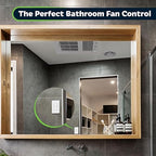 TOPGREENER PIR Motion Sensor Light Switch, Occupancy & Vacancy Motion Sensor Switch, 𝐎𝐩𝐞𝐫𝐚𝐛𝐥𝐞 𝐖𝐢𝐭𝐡𝐨𝐮𝐭 𝐆𝐫𝐨𝐮𝐧𝐝 𝐖𝐢𝐫𝐞, No Neutral Wire, Single Pole, TDOS5-HL-W-2PCS, White