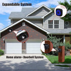 Shaogax Driveway Alarm-328ft Long Range Wireless Driveway Alarm Weatherproof Outdoor Motion Sensor&Detector Security Alert-Protect Outdoor/Indoor Property-1 Receiver and 4 Sensors-38 Chimes