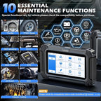XTOOL D5 Car Code Reader and Reset Tool, Engine ABS SRS Transmission Car Diagnostic Tool with EPB Service, ABS Bleed, Throttle Relearn, Clear Check Engine Light Code Reader with 10 Resets, Free Update