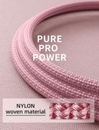 USBC Cables 6FT, 2Pack USB C to C Charger Cable, Long USBC Fast Charging Cable Nylon Braided USB C iPhone Charger Cord Compatible with iPhone 17 16/15/Pro Max/PlusSamsung Galaxy S23/LG and More-Pink