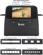 ClearClick QuickConvert 2.0 Photo, Slide, and Negative Scanner - Scan 4x6 Photos & 35mm, 110, 126 Film - No Computer Required - 22 MegaPixels