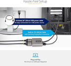StarTech.com 2-Port DisplayPort 1.4 Splitter, DP to 2x DP Multi-Monitor Adapter, Dual 5K 60Hz MST Hub, Windows Only (no support for macOS/ChromeOS/Linux)