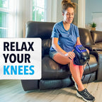 FORTHiQ Knee Massager Pro+ with Heat, Red Light and Vibration, 6-in-1, Dual-Wavelength - Cordless, Portable, Adjustable Straps, Easy to Use, Saves Your Settings, FSA-HSA Eligible