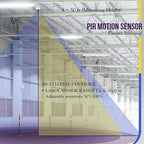 ENERLITES High Bay Ceiling Motion Sensor, Passive Infrared PIR Ceiling Sensor, 360° Field of View, 2800 Sq Ft Coverage, 120-277VAC, Neutral Wire Required, Commercial/Industrial Grade, MPC-50H, White