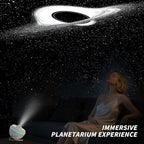 Ainael Galaxy Projector, Star Projectors Home Planetarium Space Ceiling Starry Sky Night Light with Light Strip, Meteor and Galaxy Projector & 2 Films Set for Kid Adult Gift