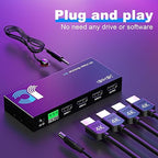 HDMI Switch 3 in 1 Out 4K@60Hz, 3Ports HDMI Switcher Splitter Selector with Remote, Support HDCP 2.2 HDR 10+ Dolby Vision/Atmos 18Gbps CEC for Apple TV Game PC PS4 5 Pro Xbox Roku