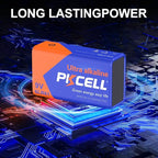 PKCELL 9v Maximum Power Dry Battery – Ultra Long-Lasting 9V Batteries for Smoke Detector 9v 6lr61 Alkaline for Smoke Alarms