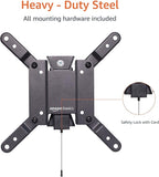 Amazon Basics Tilt TV Wall Mount fits 12-40 inch TVs and VESA 200x200, Black