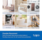 TP-Link Tapo Smart Water Leak Detector, Requires Tapo Hub, Water Leak Sensor Wi-Fi with Rapid Dripping Detection, 90dB Adjustable Alarm, App Alerts, Compatible with Alexa and Google Home, T300