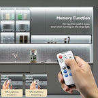 PAUTIX 2-Way RF WiFi Smart Remote Dimmer for Single Color LED Strip Lights,Work with Alexa and Google,14-Key Wireless Remote,DC 12-24V Controller for 3528/2835/5050/COB LED Strip Light(One to Two Way)