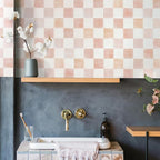 SMART TILES Peel and Stick Backsplash - 5 Sheets of 7,75'' x 7,75'' - 3D Adhesive Peel and Stick Tile Backsplash for Kitchen, Bathroom, Wall Tile, Checkered