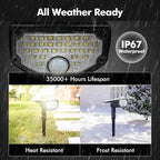 AloftSun Solar Motion Sensor Outdoor Lights,Waterproof Motion Sensor Spot Lights- 30 LED/3 Modes Solar Powered Spotlights,Landscape Lighting for Yard and Garden,Warm White,4 Pack