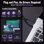 Tera Barcode Scanner Wireless Versatile 2-in-1 (2.4Ghz Wireless+USB 2.0 Wired) with Battery Level Indicator, 328 Feet Transmission Distance Rechargeable 1D Laser Bar Code Reader Handheld 5100 Purple