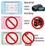 CLPA Video 4:3 Photographic Viewfinder Set: All viewfinders in 4:3 Aspect Ratio only for Art, Photography, & Video