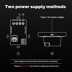 MOES Smart Home Touchscreen Control(1-Switch Panel), In-wall Smart Panel with Alexa Built-in, Compatible with Smart Life devices, Manage and Control Home Devices and Scenes with Touch and Voice