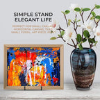 TR-LIFE 3 Pack 4.5 Inch Plate Stands for Display - Easel Holder Stand for Picture Frame, Decorative Platter, Book, Photo