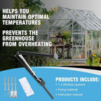 CHANGE MOORE Auto Vent Opener Automatic Greenhouse 1Pack Window Opener Roof Vent Opener Auto Vent Kit Sensitive Gardening Tools Automatic Greenhouses Supplies (Single Spring Up to 33lbs)