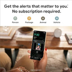 Google Nest Doorbell (Wired, 2nd Gen) - Wired Video Doorbell Camera - Doorbell Security Camera - Snow