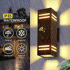 MZLITI 2-Pack Bronze Dusk to Dawn Outdoor Lights, Wall Light Wtih LED Bulbs, Modern Up Down Lights Outdoor, IP65 Waterproof Exterior Lighting Fixtures, Outside Lights for House for Porch, Garage