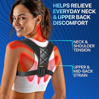 NEW 2026 Posture Corrector for Men & Women – Adjustable Figure-8 Back Brace for Rounded Shoulders & Upper Back Support – Breathable & Invisible Under Shirts – Desk Job & Computer Work – All-Day Brace