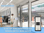 Olideauto Olide-120B Automatic Door Opener Touchless Open,Pair with 2PCS Wireless Slim Touchless Activation Switches Olide-508