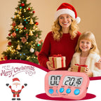 ZILLEEN Classroom Timer for Kids Teachers 2 Pack Digital Timers, Pink