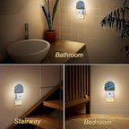 YESPOAK Night Light,Amsterdam at Night Night Lights Plug Into Wall with Dusk to Dawn Sensor for Bedroom Bathroom and Living Room for Women/Girls Gift