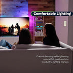 TOPGREENER Motion Sensor Light Switch Dimmer, Electronic Dimmer with PIR Motion Sensor, Occupancy & Vacancy Modes, 150W LED/CFL, Single-Pole, UL Listed, TDODS5-120-LA, Light Almond
