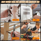24 in 1 Magnetic Screwdriver Set,Upgrade DIY Ratchet Screwdriver Set with Detachable Ratchet Handle- Precision Repair Tool Kit for Furniture,Computer,Bicycle,Electronics,Phone,Watch