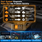 2025 FOXWELL NT716 OBD2 Scanner Bidirectional Control 9+ Resets Scan Tool ABS SRS Transmission Engine Diagnostic Code Reader WiFi Update Injector Coding/D-P-F/BMS/ABS Bleed/Oil/EPB/TPMS/SAS/Throttle