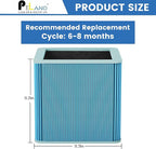 211+ Replacement Filter Compatible with 211+ Air Purifier, 2-Stage Filtration System of H13 True HEPA Filter and Activated Carbon Filter, Blue, 2 Pack