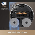 DREAME X50 Ultra White Robot Vacuum and Mop with Auto-Empty and Mop Self-Cleaning, 20,000Pa Suction, Obstacle Avoidance and 360° Navigation, Corner to Edge Deep Cleaning, Detangling Brush