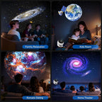 Galaxy Projector Pro, 13 in 1 Home Planetarium Galaxy Projector for Bedroom, Star Projector Galaxy Light with Timer, Adjustable Focus Night Light Projector for Kids Adults Room Decor
