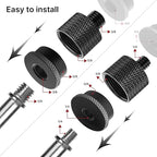 IXTECH Mic Stand Adapter Set 8 pieces Metal Microphone Stand Screw Thread Adapter 5/8 Female to 3/8 Male 3/8 Female to 5/8 Male 5/8 Female to 1/4 Male 1/4 Female to 5/8 Male Tripod Adapter