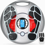 Foot Massager for Neuropathy, EMS TENS Foot Stimulator for Circulation and Pain Relief, TENS Unit Muscle Stimulator with 4 Electrode Pads, FSA Eligible Items Only List HSA, Fits Up to 11"