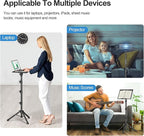 Facilife Projector Stand - Adjustable Height 22 to 63 Inches, Tripod for Laptop & Projector, Outdoor Movies