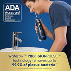Waterpik Cordless Advanced 2.0 Water Flosser For Teeth, Gums, Braces, Dental Care With Travel Bag and 4 Tips, ADA Accepted, Rechargeable, Portable, and Waterproof, Blue WP-583, Packaging May Vary