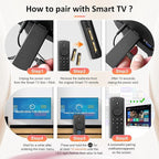 Replacement Voice Remote Control with Power and Volume Control fit for Fire-Smart TVs Stick 4K,fit for TVs Stick,fit for (1st Ge/2nd Gen) TVs Cube,and fit for 3rd Gen Smart TVs,Not for Samsung TV