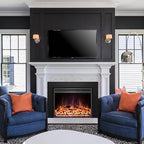Trim Kit for 35.6" W x 21.1" H Electric Fireplace Inserts