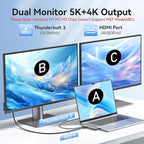 USB C Hub Adapter for MacBook Pro Air 2022 2021 2020 2019 Docking Station for MacBook M1 M2 USB C to HDMI Mac Accessories Multiport Dongle with 4K HDMI USB 3.0 SD TF Thunderbolt 3 USB-C Port Type C