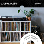 Hudson Hi-Fi Vinyl Record Outer Sleeves Covers - Premium Clear Vinyl Record Sleeve 100-Pack - Protect Your LP Albums from Scratches, Dirt & Dust - 3mm Thick No-Acid Exterior Disc Cover