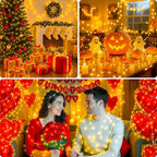 litogo 2 Pack Fairy Lights Battery Operated with Timer, 33FT 100LED Twinkle String Lights USB-C Powered 8 Modes Dimmable for Indoor Bedroom Centerpiece Wedding Classroom Dorm Christmas Decorations