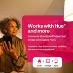 innr Smart Light Bulbs, A19 Zigbee, Works with Philips Hue* and Alexa (Bridge Required), Soft White Light Bulb, Dimmable, E26 LED Bulb 60 Watt, Warm White, 830lm, 4-Pack