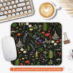 Armanza Square Mouse Pad Flowers,Personalized Premium-Textured Custom Mouse Mat Design,Washable Mousepad Cloth,Non-Slip Rubber Base Computer Mouse Pads for Wireless Mouse